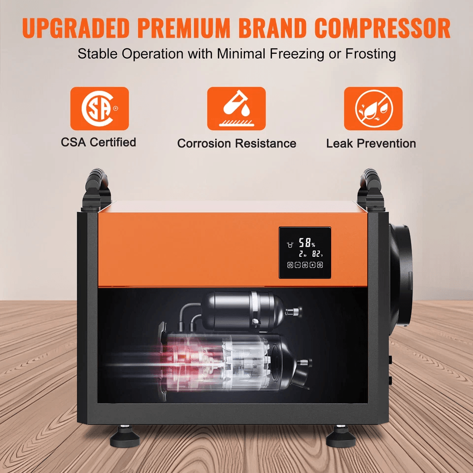 High Capacity Commercial Dehumidifier With Builtin Pump  Drain Hose For Crawl Spaces And Basements 2