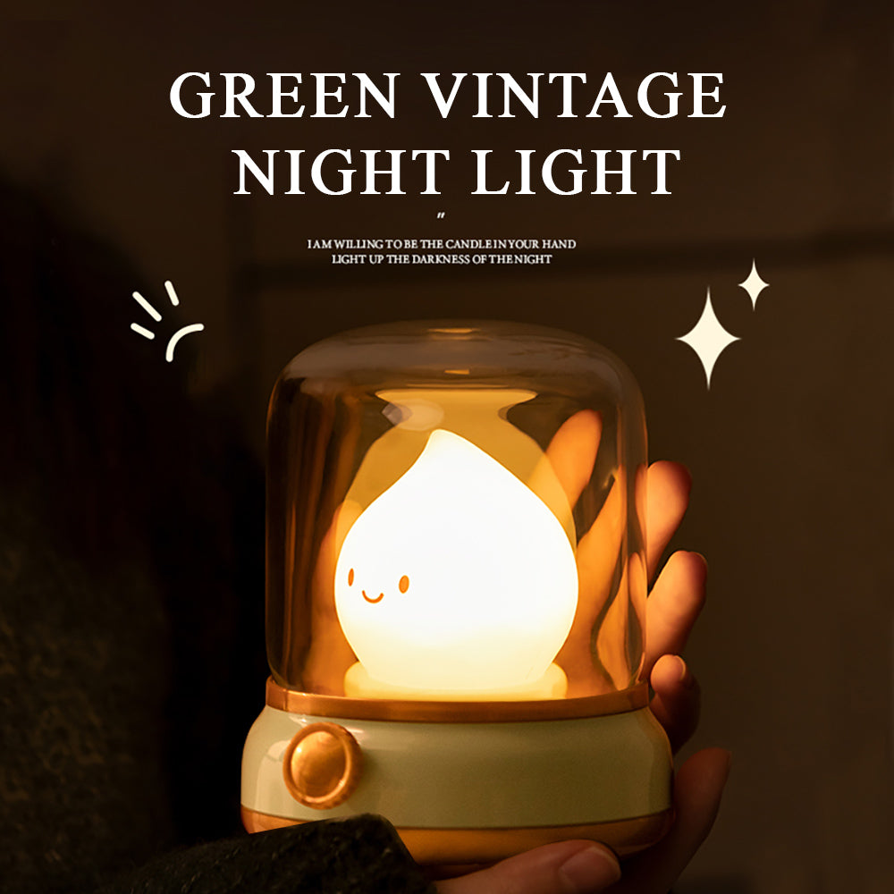 Cute Capybara Flameless Candle Night Light Dimmable 2Mode Bedside Lamp for Kid Bedroom