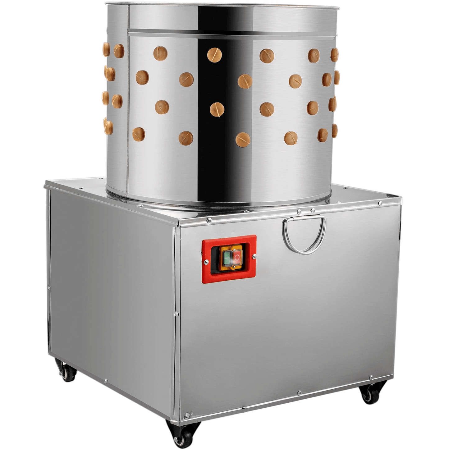 Stainless Steel Turkey Chicken Plucker Poultry DeFeather Machine Heavy Duty Plucking Machine With 1 7