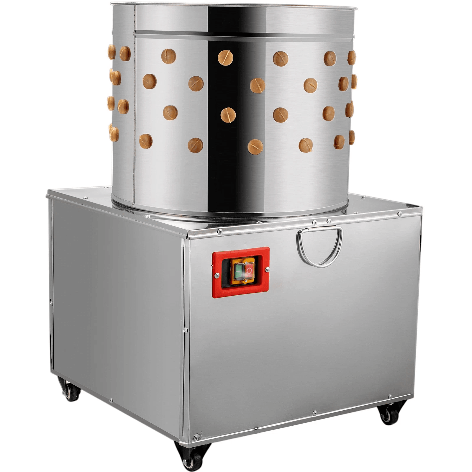 Stainless Steel Turkey Chicken Plucker Poultry DeFeather Machine Heavy Duty Plucking Machine With 1 7