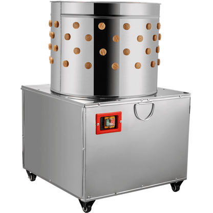 Stainless Steel Turkey Chicken Plucker Poultry DeFeather Machine Heavy Duty Plucking Machine With 1 7