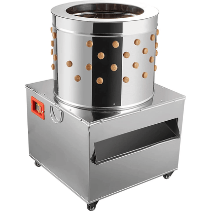 Stainless Steel Turkey Chicken Plucker Poultry DeFeather Machine Heavy Duty Plucking Machine With 1 8