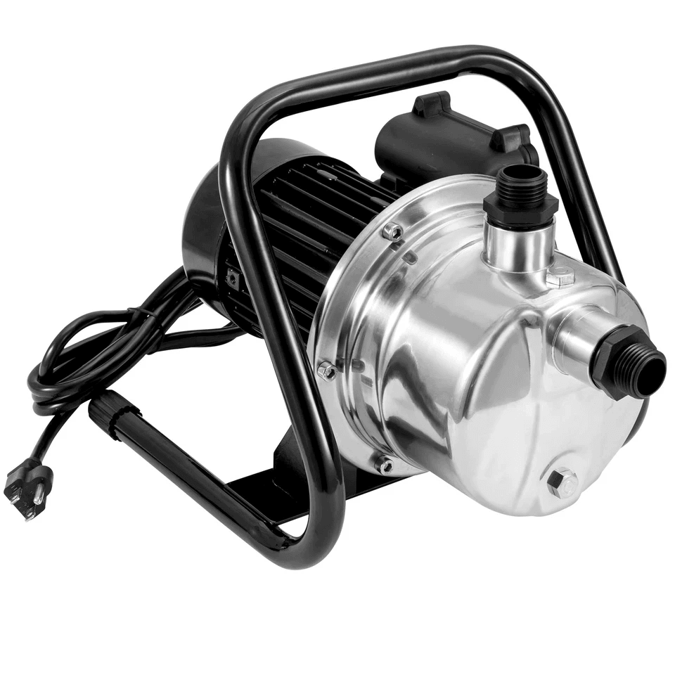 HeavyDuty Portable Garden Water Jet Pump Shallow Well Pump With Stainless Steel Jet Head High Flow  9