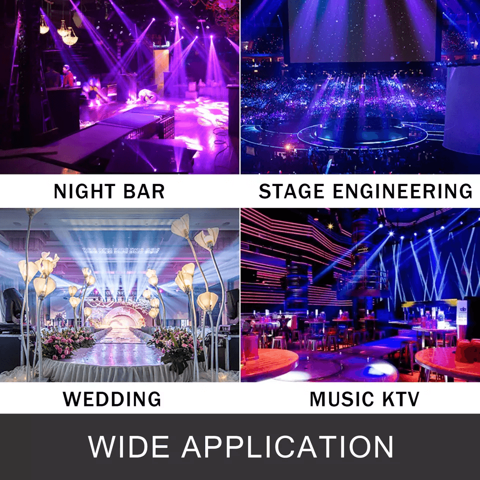 36x10W RGBW LED Zoom Moving Head Light  DMX DJ Stage Projector For Disco Party Wedding Club Events 2