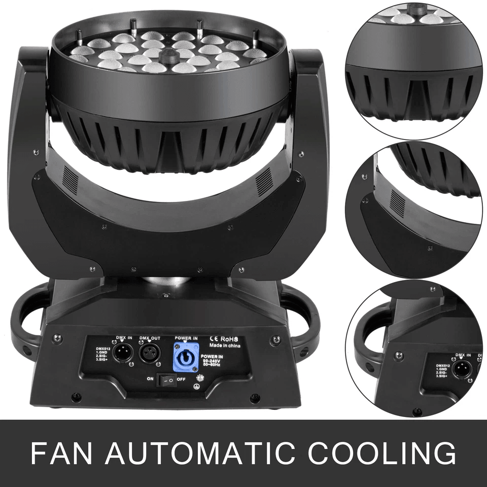 36x10W RGBW LED Zoom Moving Head Light  DMX DJ Stage Projector For Disco Party Wedding Club Events 3
