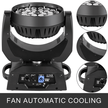 36x10W RGBW LED Zoom Moving Head Light  DMX DJ Stage Projector For Disco Party Wedding Club Events 3