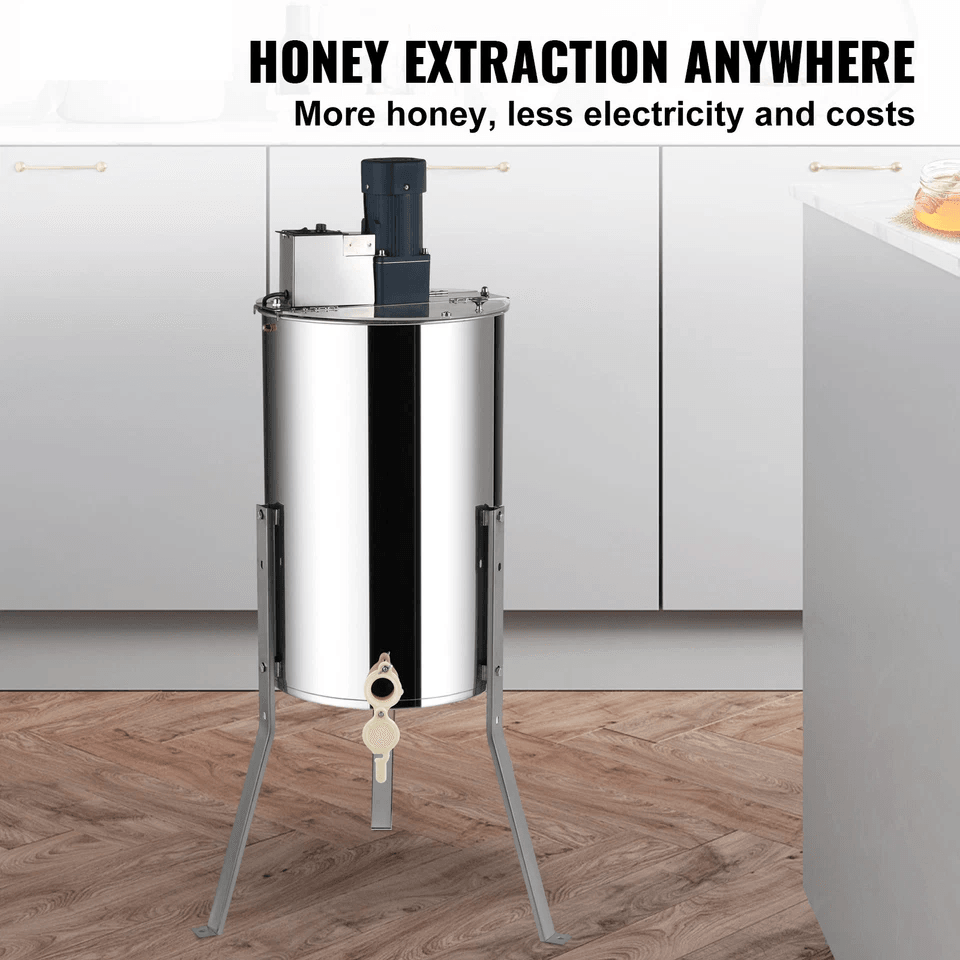 Electric Honey Extractor Stainless Steel Beekeeping Equipment With Adjustable Height  Motorized Spi