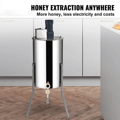 Electric Honey Extractor Stainless Steel Beekeeping Equipment With Adjustable Height  Motorized Spi