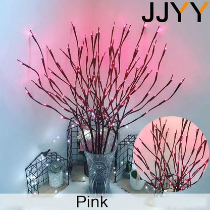 HighQuality Battery LED Branch Light Bendable Christmas Tree Lighting For Home  Holiday Decor 10