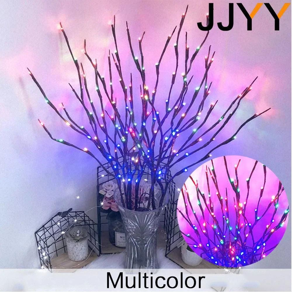 HighQuality Battery LED Branch Light Bendable Christmas Tree Lighting For Home  Holiday Decor 9