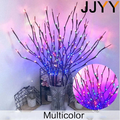 HighQuality Battery LED Branch Light Bendable Christmas Tree Lighting For Home  Holiday Decor 9