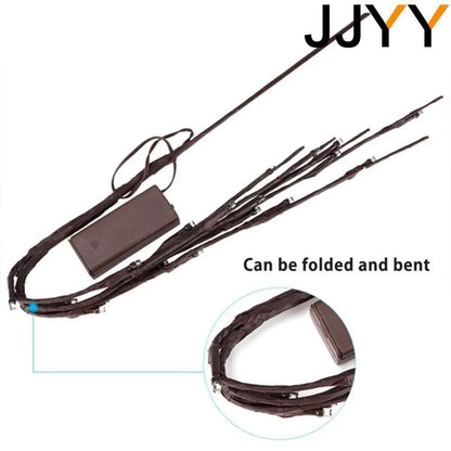 HighQuality Battery LED Branch Light Bendable Christmas Tree Lighting For Home  Holiday Decor 5