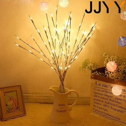 HighQuality Battery LED Branch Light Bendable Christmas Tree Lighting For Home  Holiday Decor 2