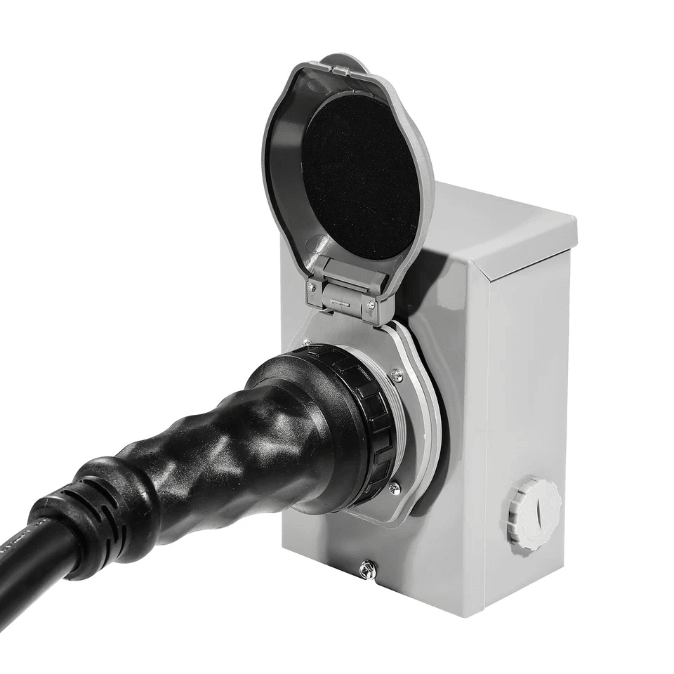 Generator Cord And Power Inlet Box NEMA STW ETL Certified WeatherResistant TwistLock Extension For  7