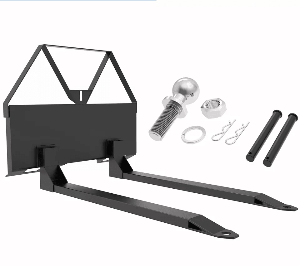 Heavy Duty Pallet Fork For Skid Steer Loader Skid Steer Attachment With Quick Attach Mount 2800 Lbs 3