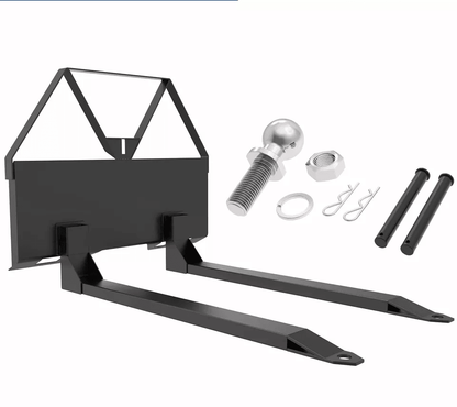 Heavy Duty Pallet Fork For Skid Steer Loader Skid Steer Attachment With Quick Attach Mount 2800 Lbs 3