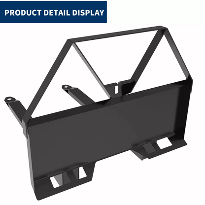 Heavy Duty Pallet Fork For Skid Steer Loader Skid Steer Attachment With Quick Attach Mount 2800 Lbs 4