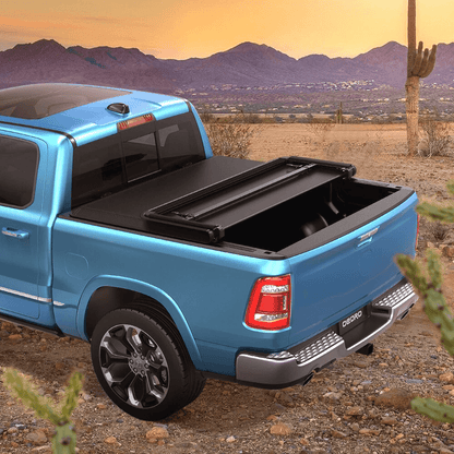 TriFold Cover For Chevy Silverado  GMC Sierra 1500 Fleetside Truck Bed Soft Folding Pickup Bed Cove 5