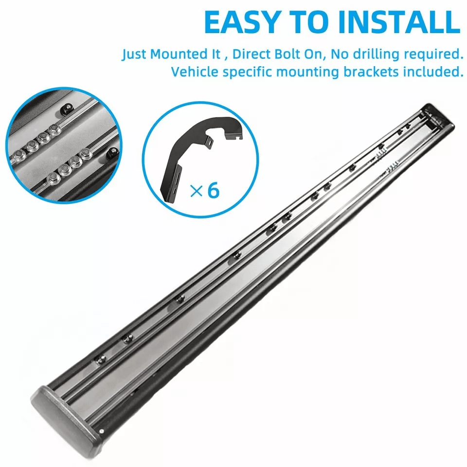 Running Boards For SilveradoSierra Crew Cab HeavyDuty Nerf Bars Side Steps 5