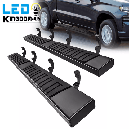 Running Boards for Silverado/Sierra Crew Cab, Heavy-Duty Nerf Bars Side Steps