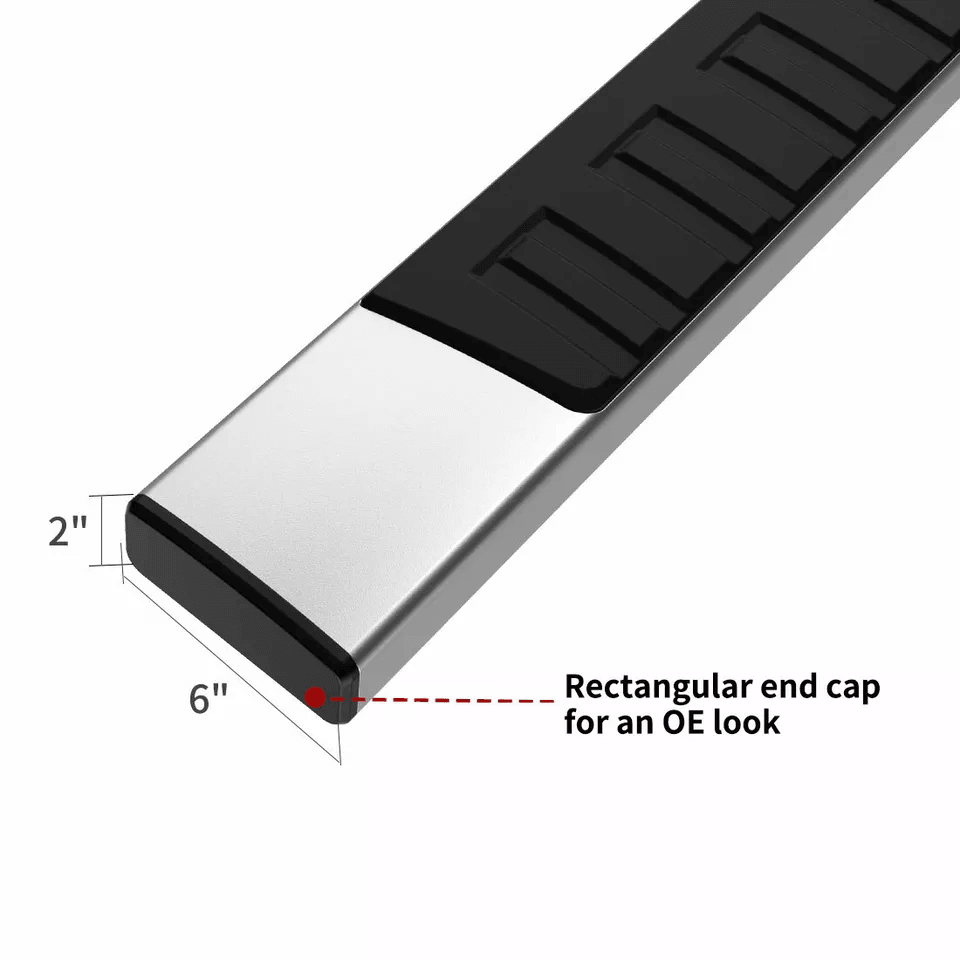 Stainless Steel Running Boards Side Nerf Bar For Ford Super Duty Crew Cab NoDrill Installation 2