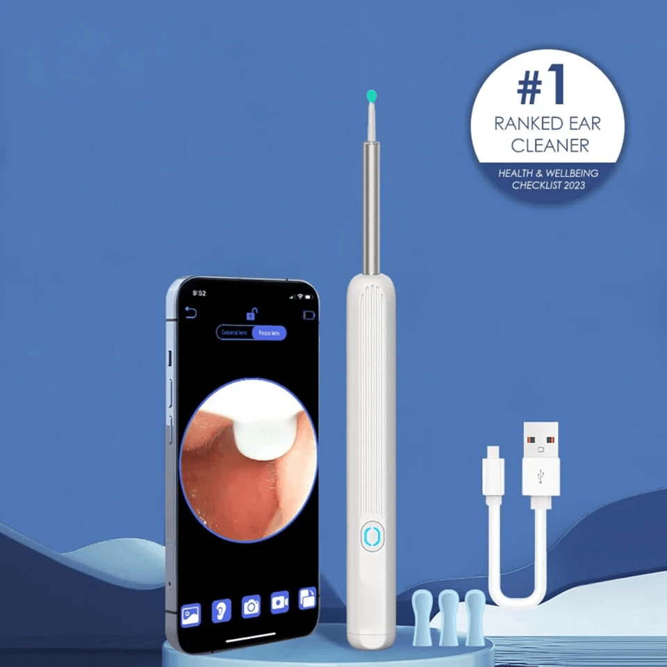 NEW LED Ear Wax Cleaner With 1080P HD Camera Otoscope Wireless Ear Cleaning Kit With Light For IPho 1