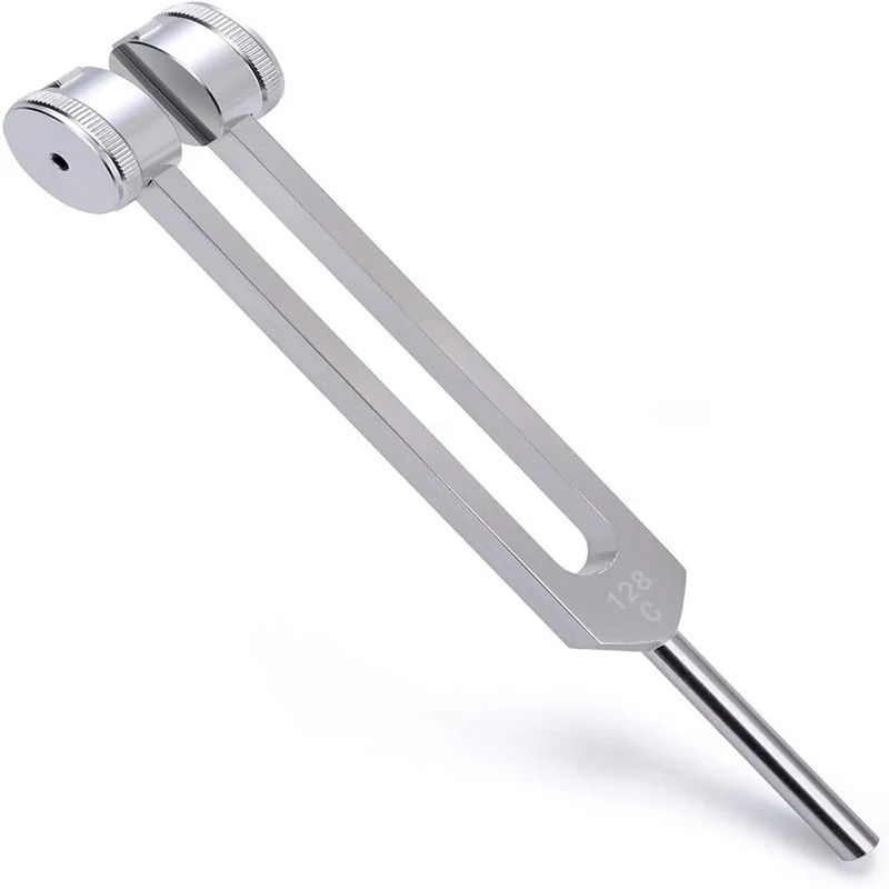 128 Hz Weighted Tuning Fork Set For Sound Therapy Healing Stress Relief BioAcoustic Tuning Fork For 5