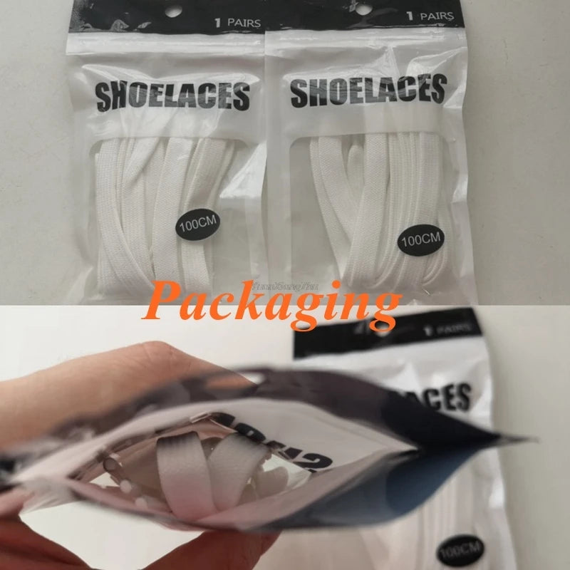 Gradient Shoelaces for Sneakers, Colorful Flat Shoe Laces for Casual Canvas Shoes, Sports Shoes, Trainers & Streetwear