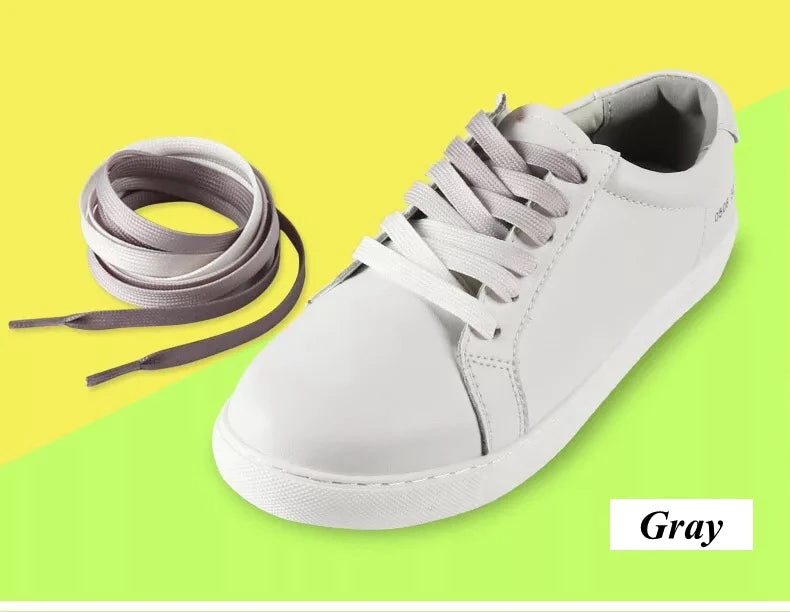 Gradient Shoelaces for Sneakers, Colorful Flat Shoe Laces for Casual Canvas Shoes, Sports Shoes, Trainers & Streetwear