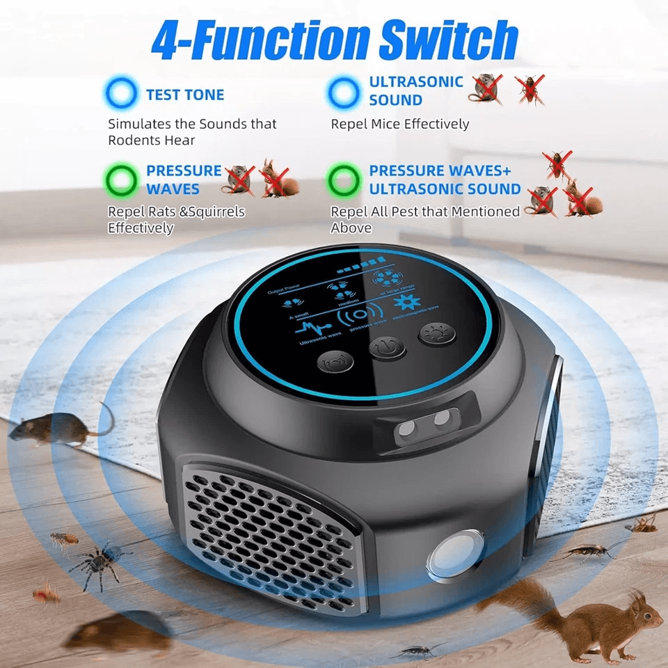 Ultrasonic Rodent  Mouse Repellent PlugIn Indoor Pest Control Device 2