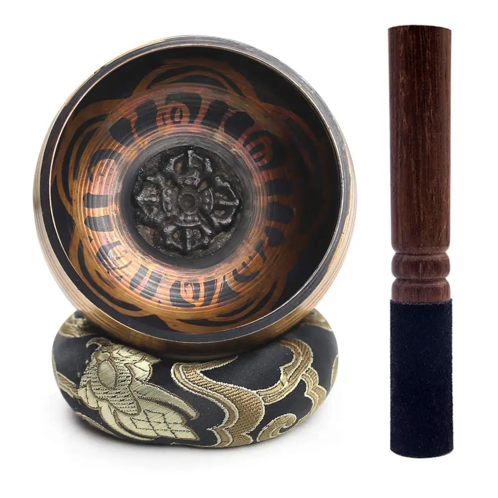 Miwayer Mini Tibetan Singing Bowl Handmade In Nepal Buddha Thumb Bowl For Meditation Yoga Stress Re 5