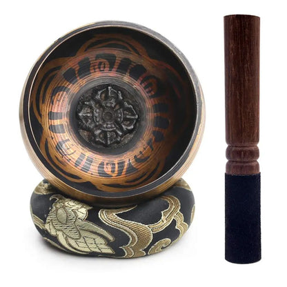 Miwayer Mini Tibetan Singing Bowl Handmade In Nepal Buddha Thumb Bowl For Meditation Yoga Stress Re 5