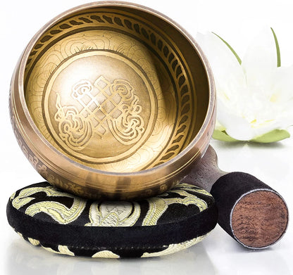 Miwayer Mini Tibetan Singing Bowl Handmade In Nepal Buddha Thumb Bowl For Meditation Yoga Stress Re 7