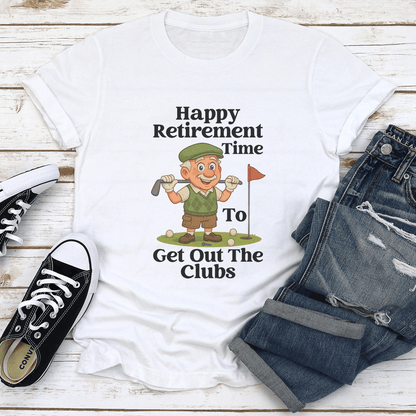 Happy Retirement Time To Get Out The Clubs Tree 1