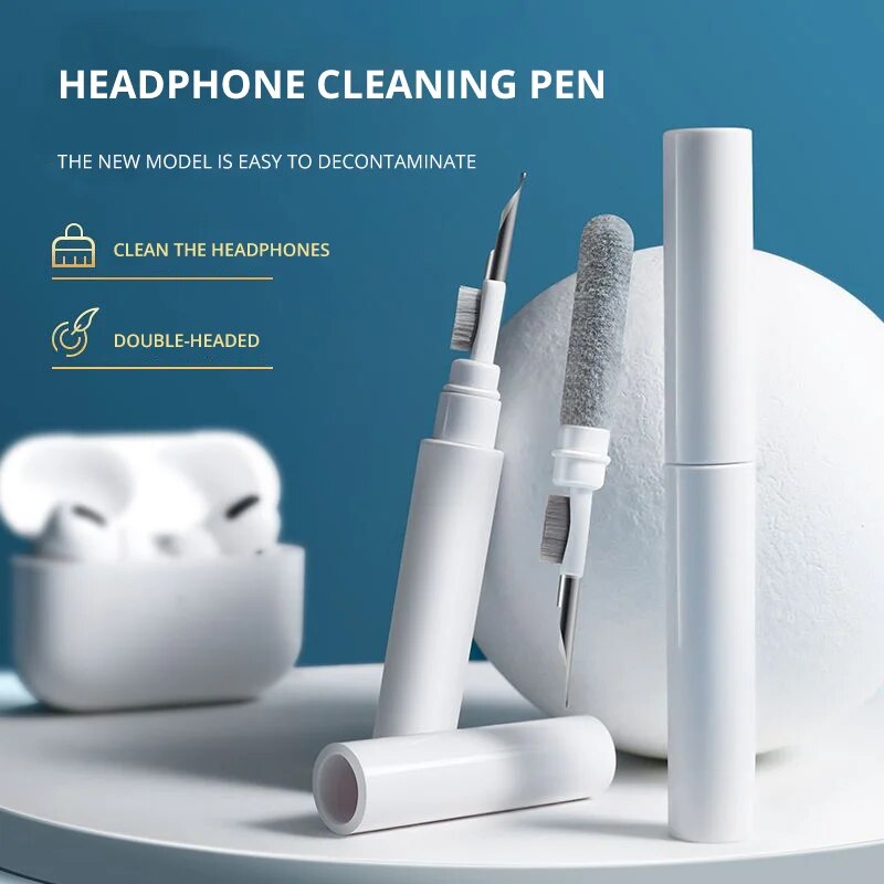 Bluetooth Earphone Cleaning Pen Multifunctional Brush  Cleaner for Earbuds Charging Cases and Mo