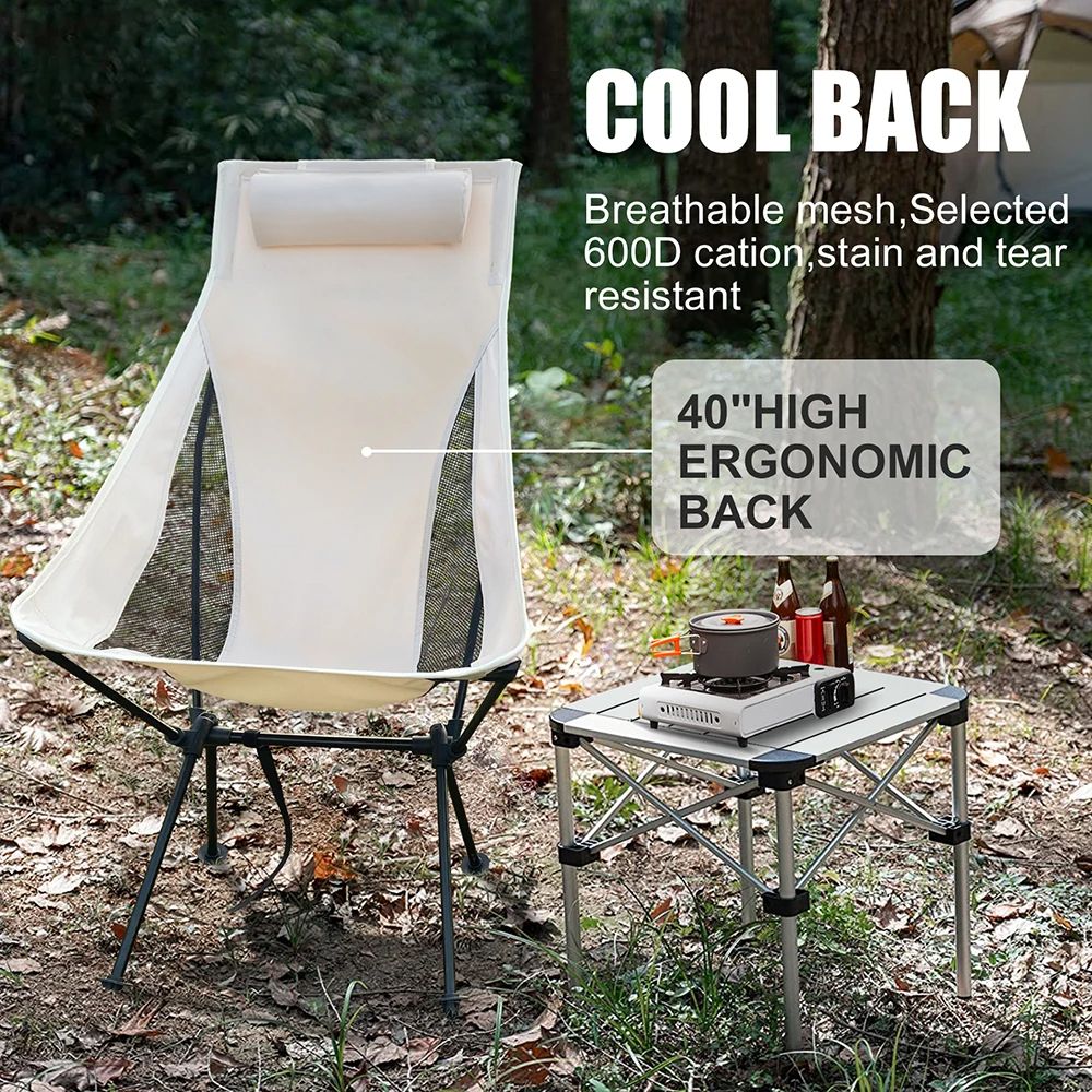 Westtune Portable Folding Camping Chair With Lightweight Aluminum Alloy Tourist Chair For Outdoor F 1