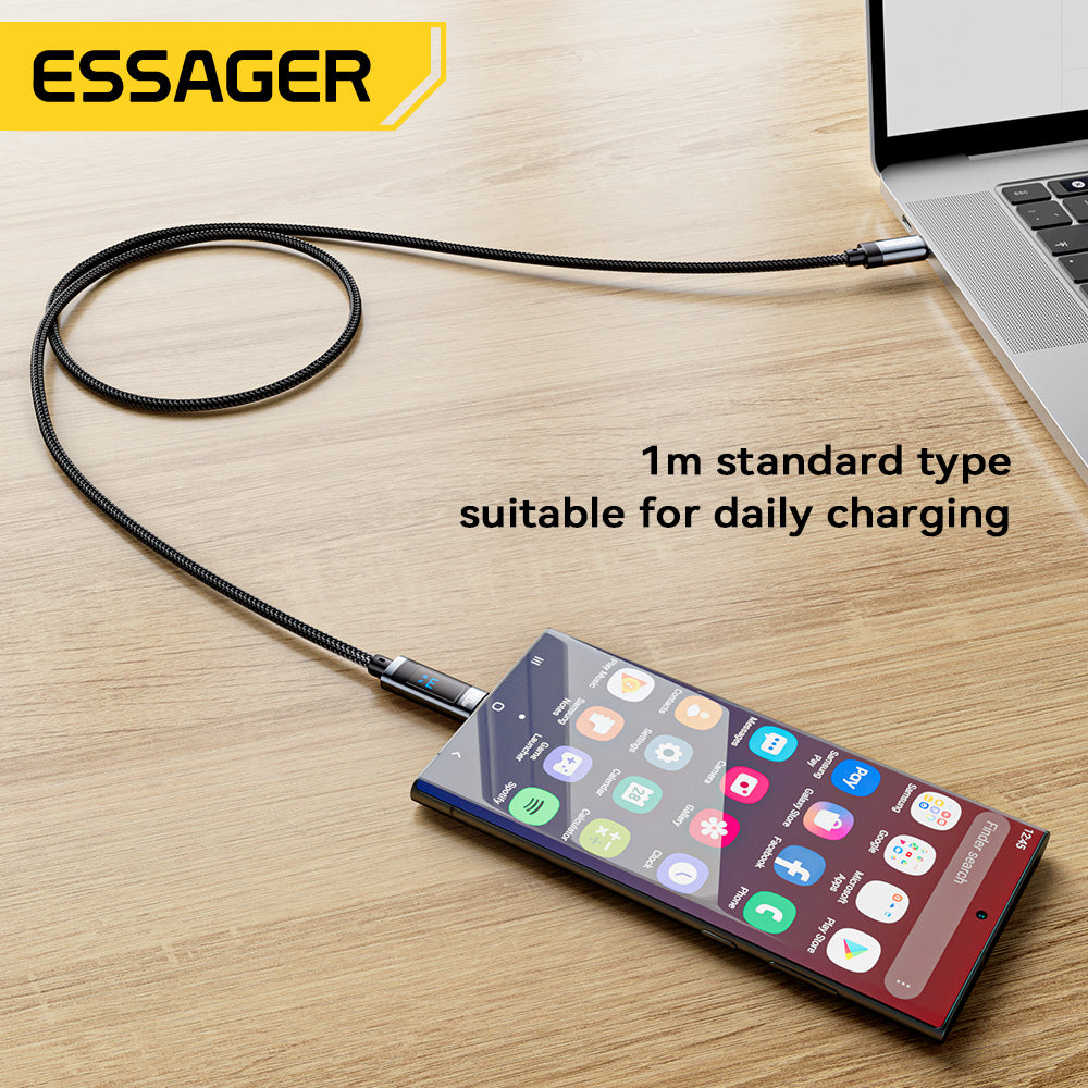 240W USBC to USBC Cable 2M PD 31 Fast Charging Cord for MacBook Pro Samsung Xiaomi