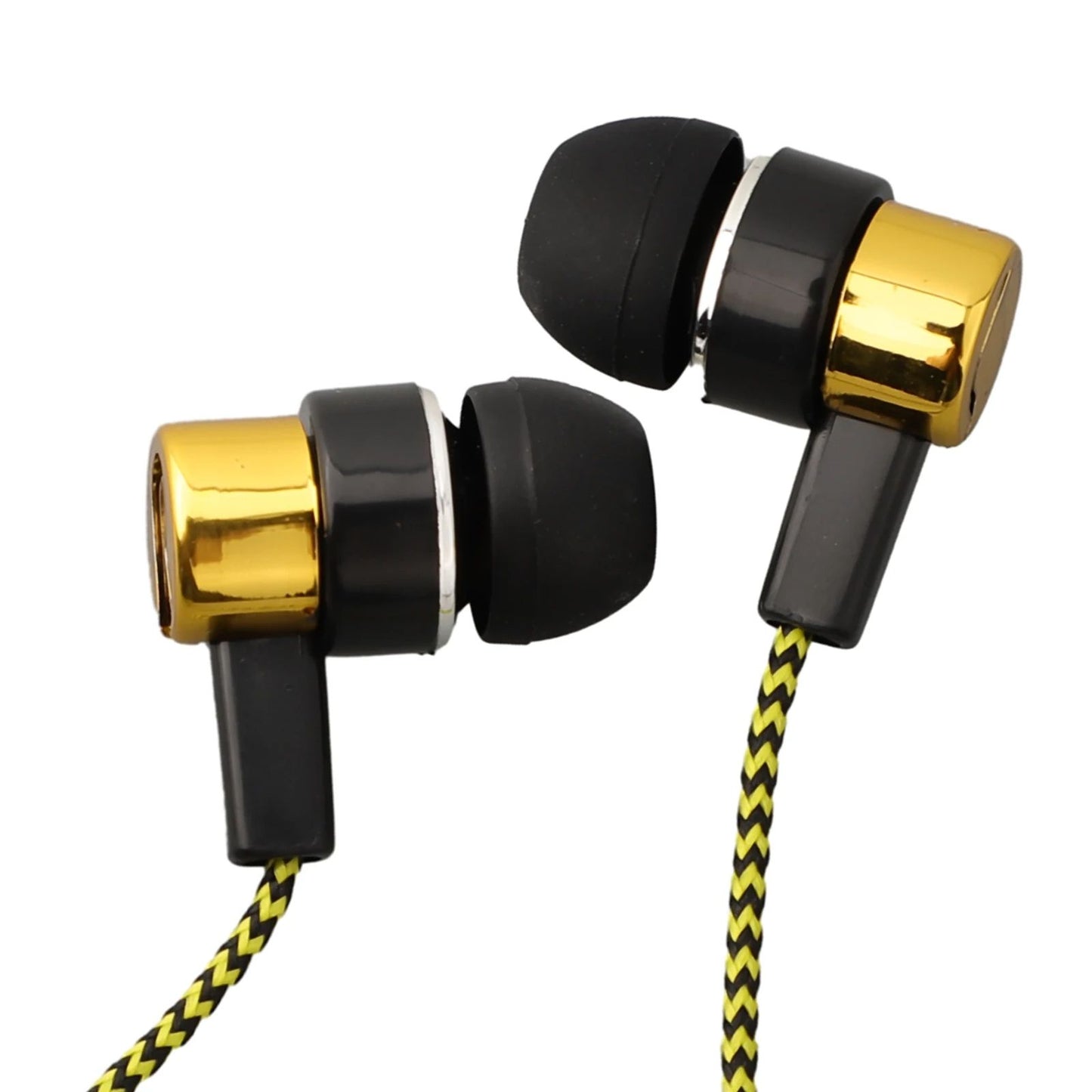 InEar Wired Headphone With Mic Basic Box Bass Stereo Earbuds Superb Sound Noise Cancelling Mobile E 2
