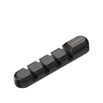 MultiHole Cable Winder  Flexible Wire Clips Clear Cable Organizer for Charger Protection