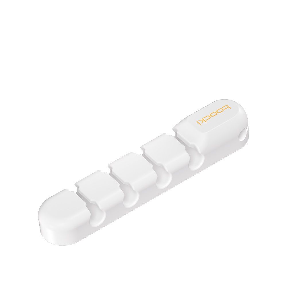 MultiHole Cable Winder  Flexible Wire Clips Clear Cable Organizer for Charger Protection
