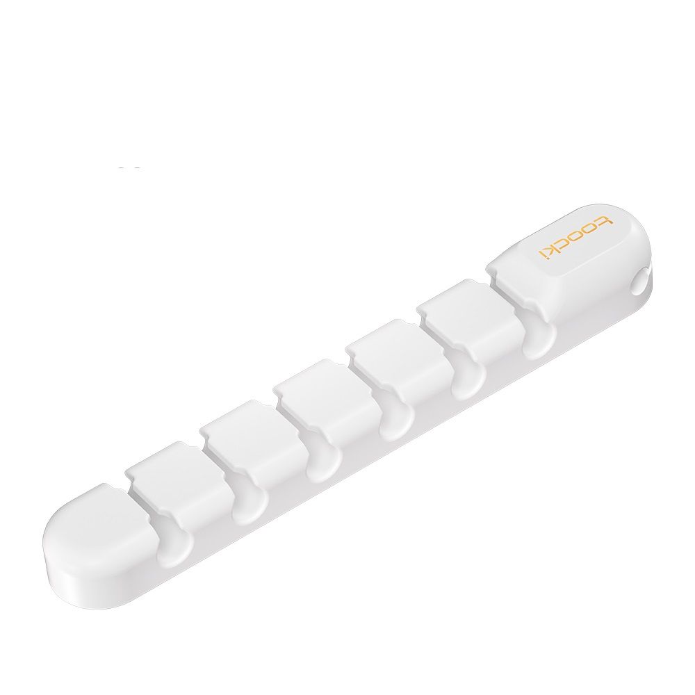 MultiHole Cable Winder  Flexible Wire Clips Clear Cable Organizer for Charger Protection