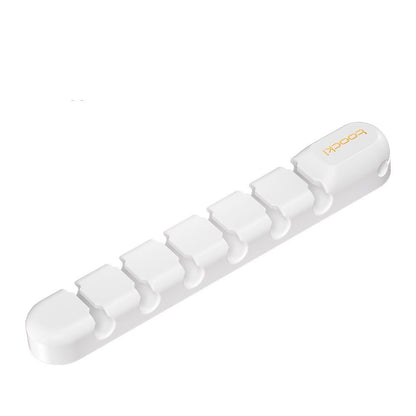 MultiHole Cable Winder  Flexible Wire Clips Clear Cable Organizer for Charger Protection