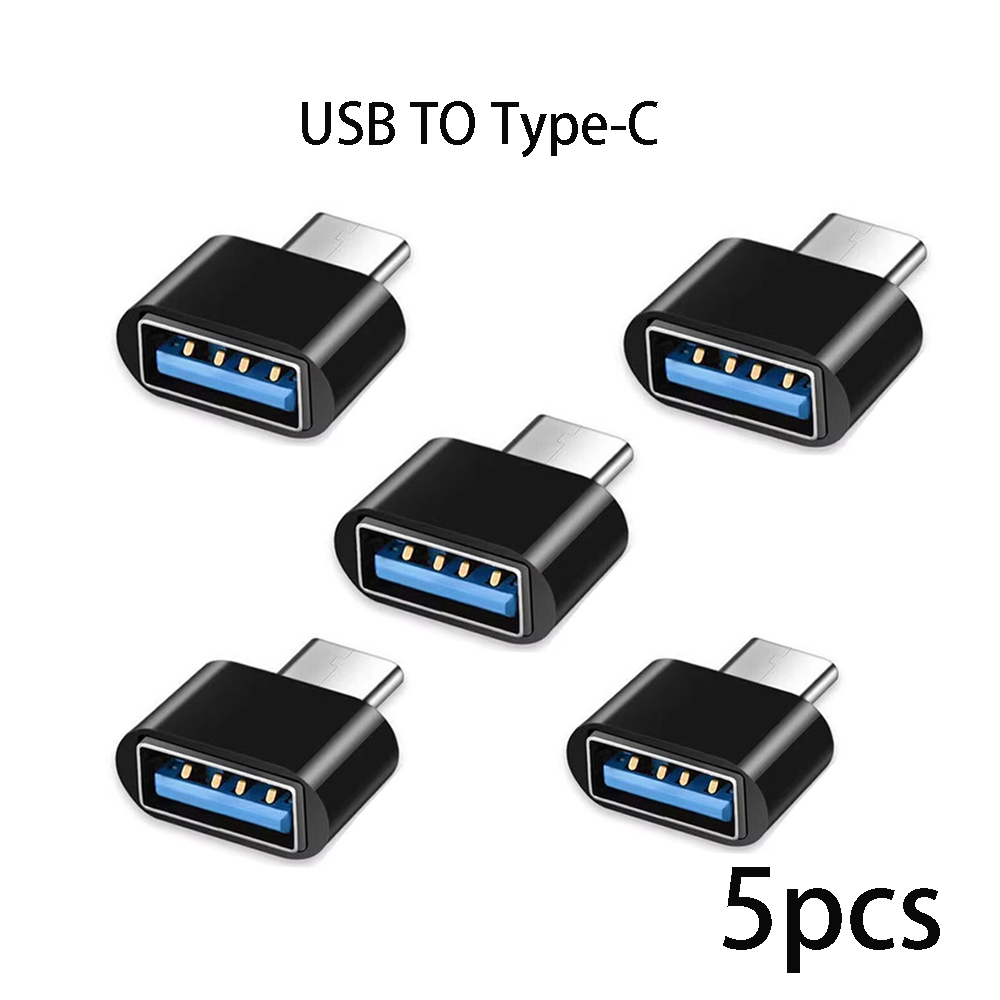 Mini USB-C to USB 3.0 Adapter Male OTG Female Data Connector for MacBook Pro, iPad, and Air Type C Devices