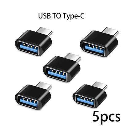 Mini USBC to USB 30 Adapter Male OTG Female Data Connector for MacBook Pro iPad and Air Type C D