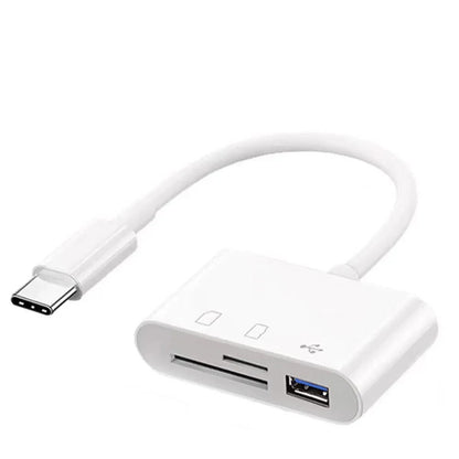 3 In 1 TypeC Memory Card Reader Adapter TF CF SD Compact Flash USBC for MacBook Pro  Huawei