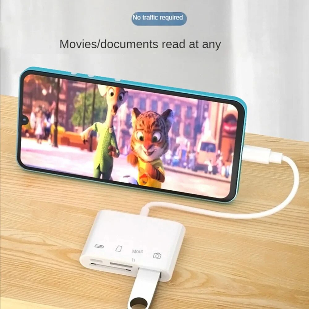 3 In 1 TypeC Memory Card Reader Adapter TF CF SD Compact Flash USBC for MacBook Pro  Huawei