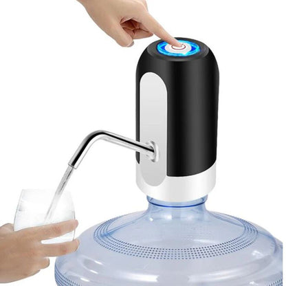 ATWFS Electric Wireless Pumping Water Bottled Automatic Dispenser, Portable USB Rechargeable Drinking Bottle Pump