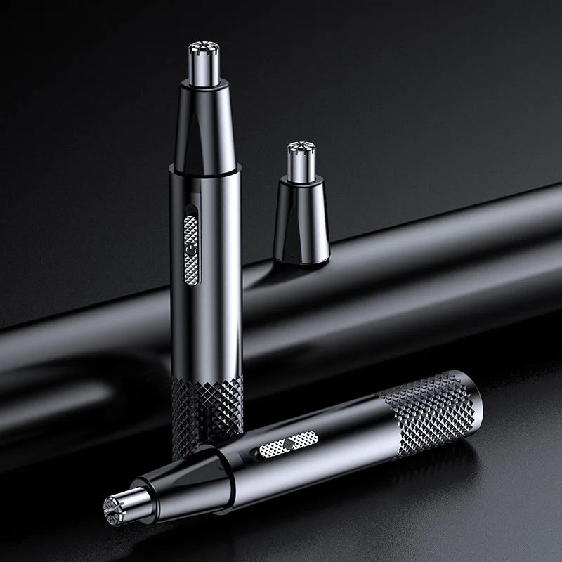 Professional USB Rechargeable Nose Hair Trimmer Compact SkinFriendly  Waterproof Grooming Tool For  8