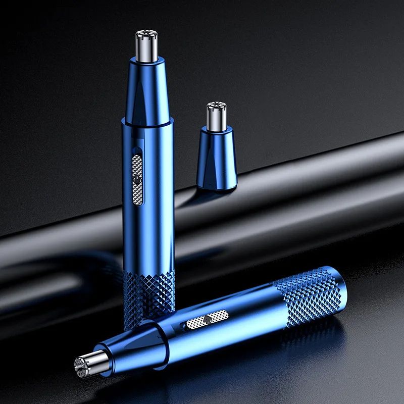 Professional USB Rechargeable Nose Hair Trimmer Compact SkinFriendly  Waterproof Grooming Tool For  9