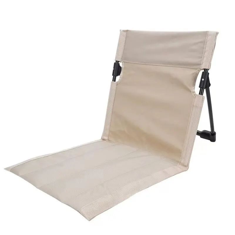 Foldable Camping Chair Outdoor Lazy Backrest Cushion Seat Portable Beach Chair For Garden Park Picn 7